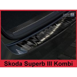 Ochranná lišta hrany kufra Škoda Superb combi od 2015 Avisa čierna matná