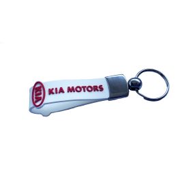 Silikónová kľúčenka Kia Motors v.1 -biela